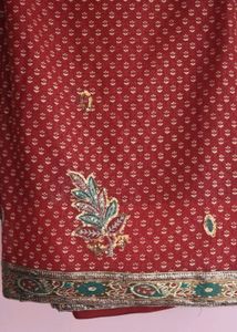 MAROON Banarasi Georgette SAREE