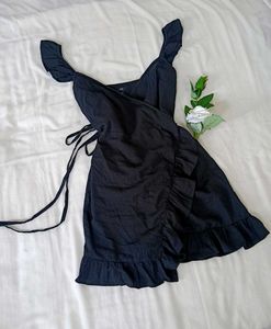 Ruffle Wrap LBD