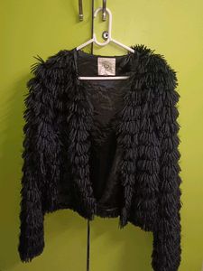 Black Faux Fur Jacket