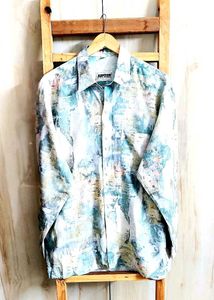 Jupiter Abstract Print Shirt Size-46