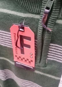 Striped Green Pullover