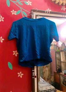 Gucci Blue Crop Top