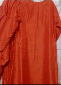 ,🏵️Orange Silky suit