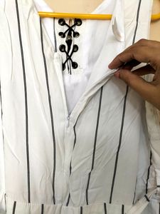 white jumpsuit