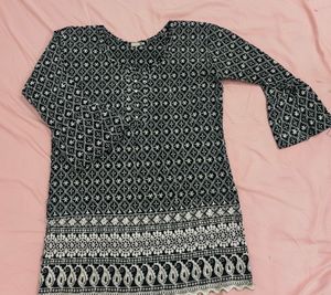 y2k embroidered tunic top