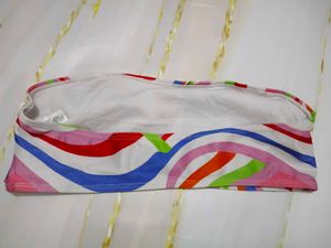 (959]Retro Colorful Abstract Tube Top