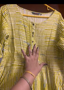 Stylish Yellowish-Green Dress / Kurta