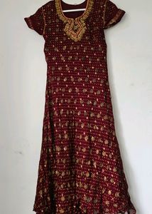 Maroon Aline Kurta