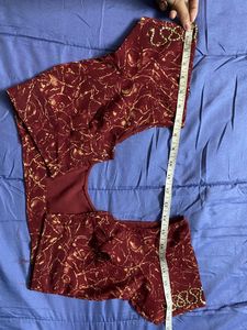 Beautiful Maroon Color Saree