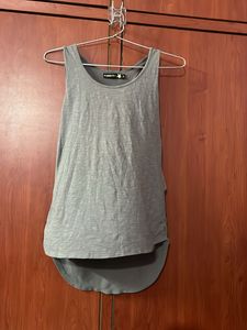 Gray Sleeveless Top