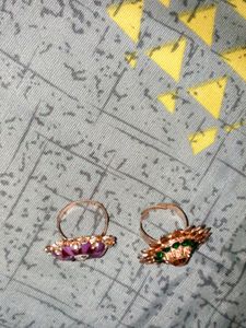 2 Rings -adjustable According To Finger