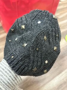 Studded Knit Beanie