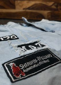Distressed Light Wash Jeans
