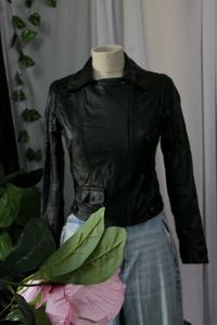 Vintage Black Leather Jacket