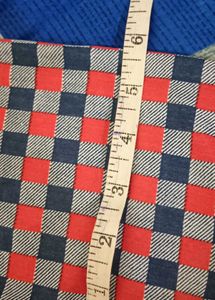 Checkered Print Kurta