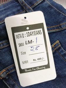 LM-01 Size-28 (Sale) Latest Ladies high waist Jean