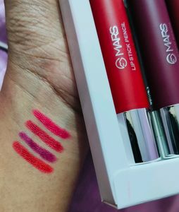 MARS Makeup lipstick crayon pencil pack of 4