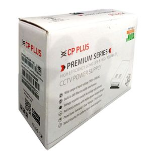 CPPLUS CCTV POWER SUPPLY 4CH (SINGLE OUTPUT) 12V/5A PREMIUM METAL