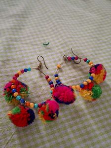 Kurti With Matching Earring