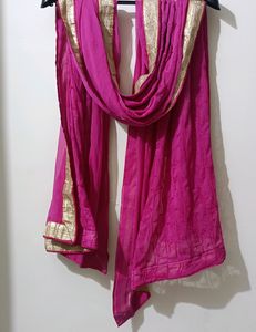 Pink 3 Pcs Kurti Set
