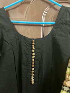 Black designer short kurti