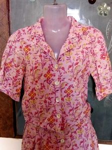Floral Print Two-Piece Pajama Set🌺🌸