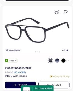 Offer 400rs Any Lenskart Eyeglasses