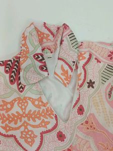 XXL Vintage Pink Patterned Dress