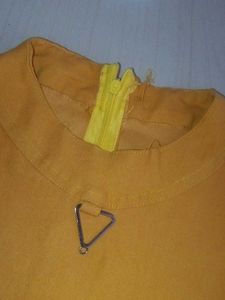 Chic Mustard Yellow Mini Dress