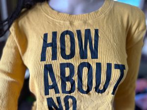 Yellow Crop Top