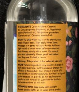 Velvet Spray Body Moisturiser
