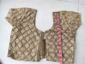 Golden Net Designer Blouse