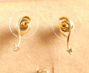 Is*ita Gold Plated Diamond💎Pendant Set