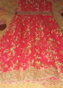 Pink Embroidered Gown