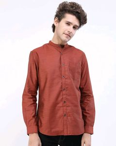 Ketch Stylish Rust Shirt, M Size