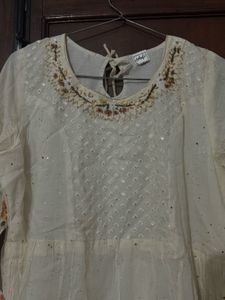 Vintage Embroidered Floral Dress