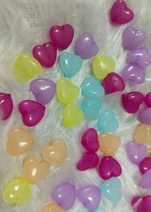 100 Pis Mix Colour Heart