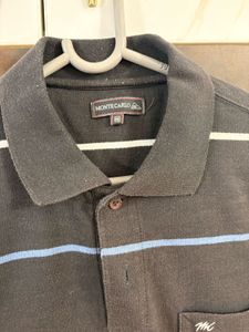 Striped Polo Shirt/ Sweatshirt