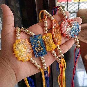 Resin Art Rakhi