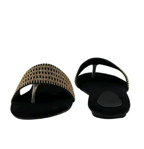 BRAND NEW FLATS WITH GOLDEN &amp; SILVER DIAMOND BEADS