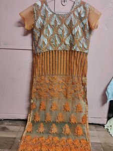 🧡 Orange Suit With Inner And Duppata 🧡