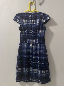 Blue and White Dress
