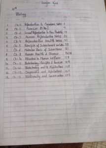 11,12th Biology Notes