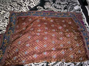 Purple Embellished Dupatta