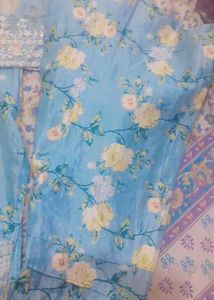 Floral Embroidered Pakistani Suit