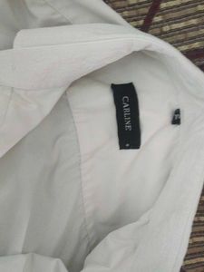 Classic White Button-Down Shirt