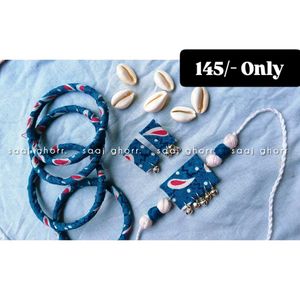 Fabric Necklace Set