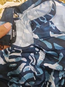 Blue Patterned Dress