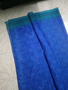 Branded Wedding Elegant Blue Saree