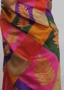 Colorful Patchwork Saree